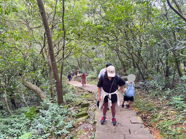 感覺得出來山友們都累了(自行拍攝)