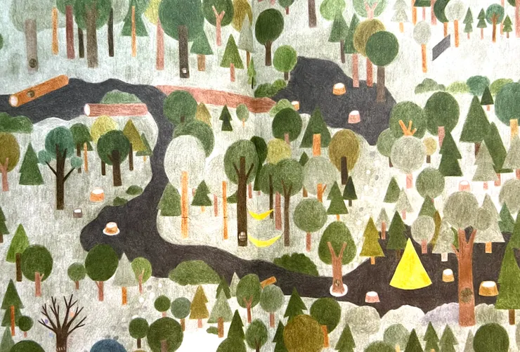 現在太陽下山了，該回家了。