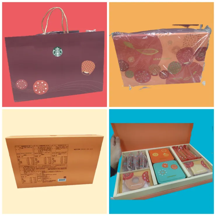 出乎意料之外，很新年風格的包裝！