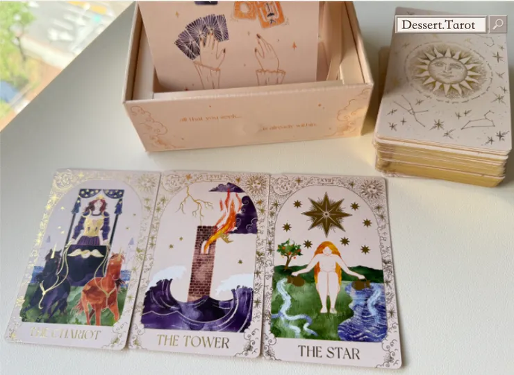 當天早上抽到的牌卡｜光行者白塔羅