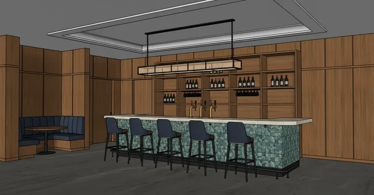 render ai interior design sketchup model used for proposal rendering