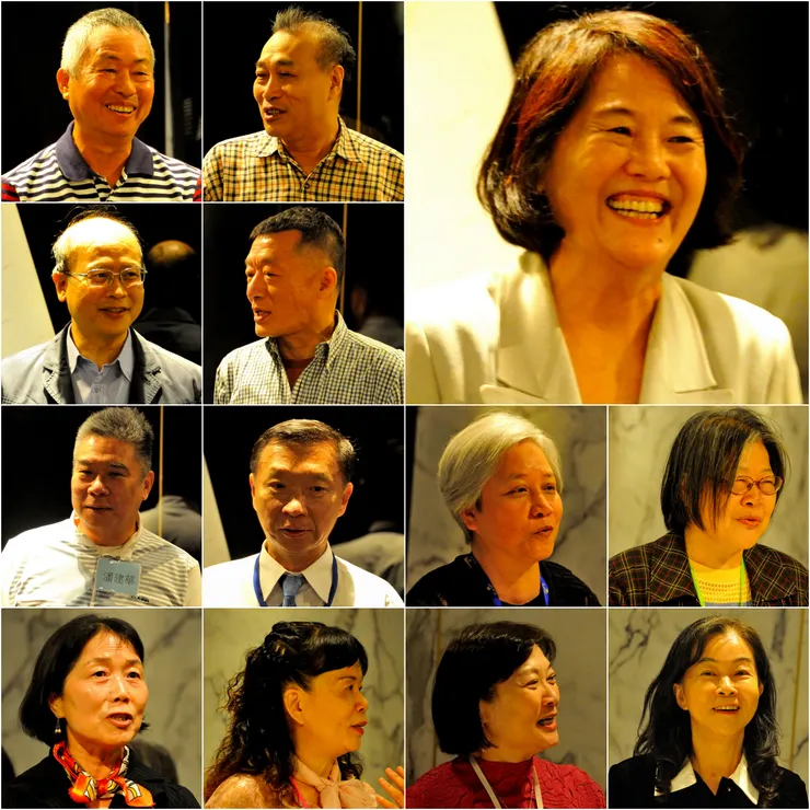 同學們登場自我介紹群像，右上角必為您耳熟能詳的凌爾祥。