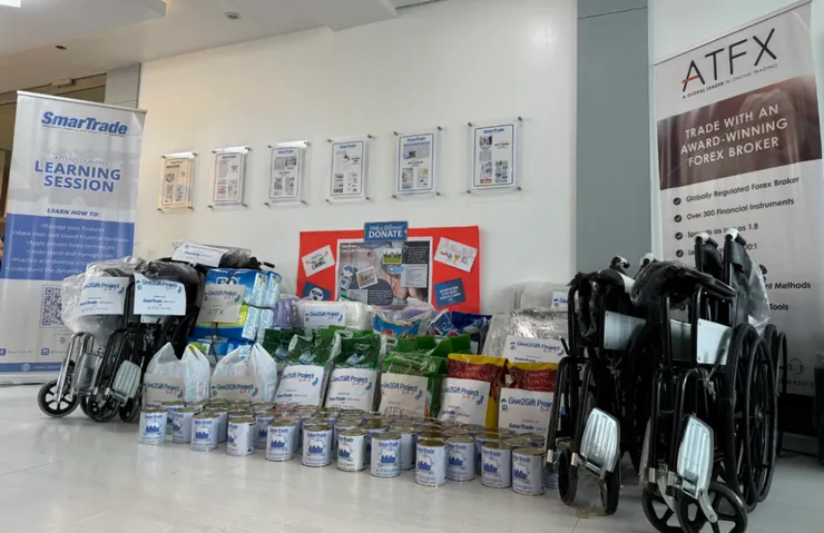 【ATFX捐贈的物資】