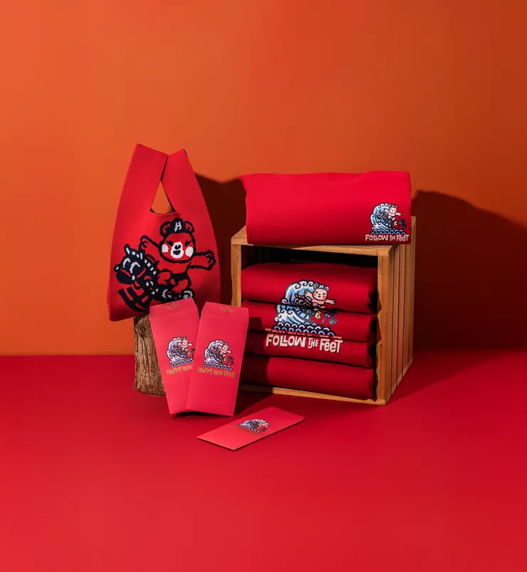 Hang Ten × 洪福田《浪騰馬躍》馬年聯名系列_新春優惠加碼 滿額贈