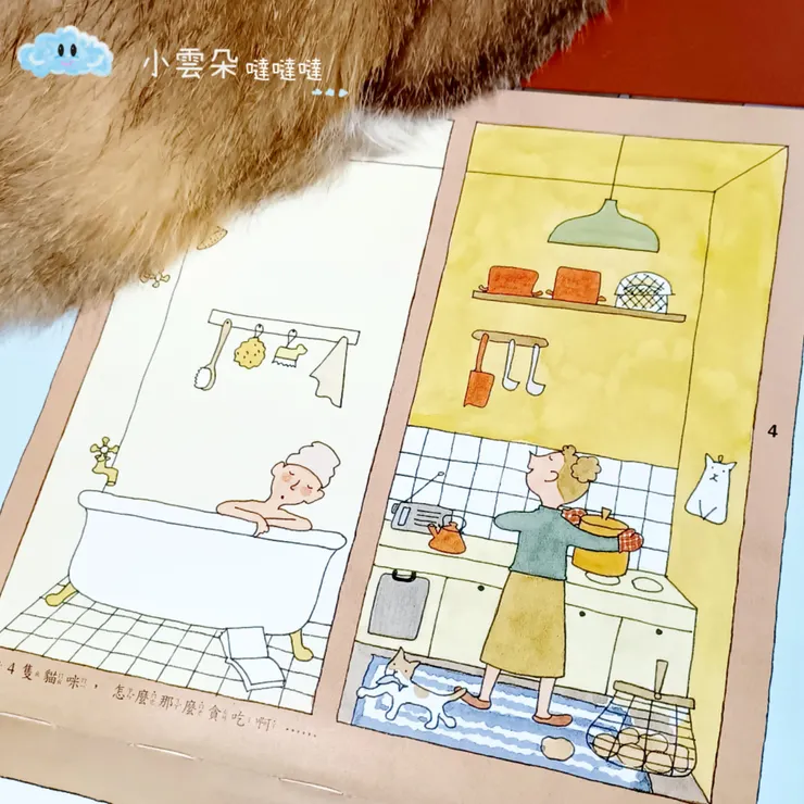 一起來找貓咪囉！會躲在哪裡呢？