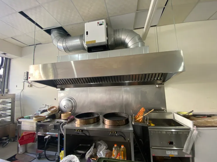 豆漿店的排油煙機