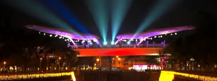 萬年溪觀景情，由縣府官網截圖