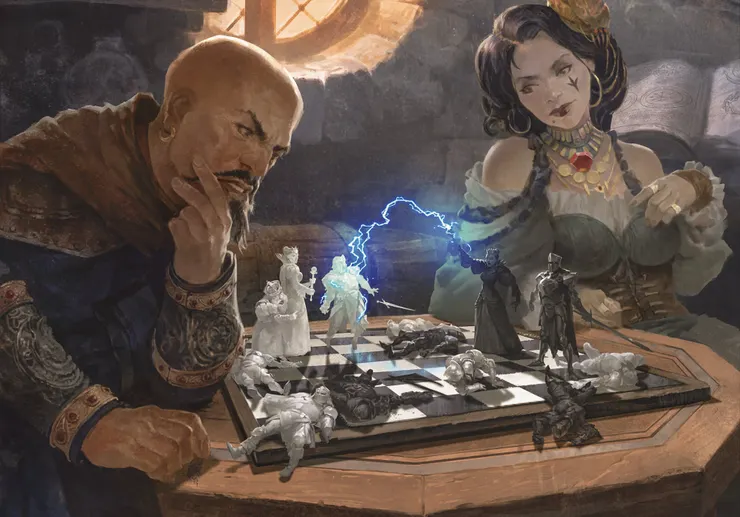 D&D的戰鬥是回合制,這也是桌遊/TRPG的必然