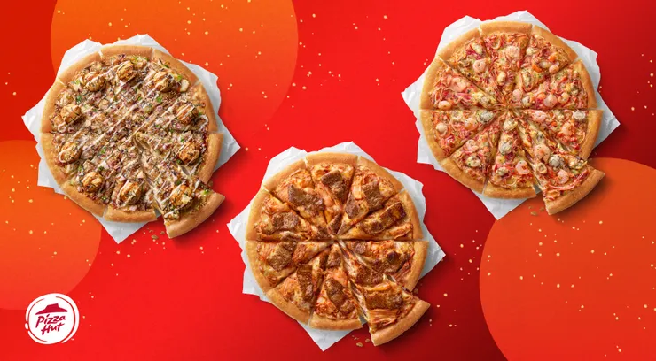 必勝客「丸勝日式章魚燒」、「經典海鮮四重奏」、「韓式泡菜豬五花」三款經典口味食材全面升級！即日起全台門市開賣