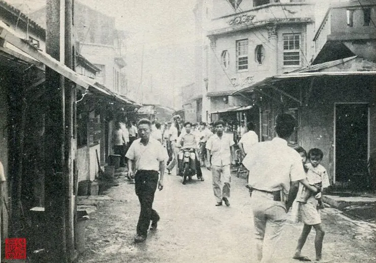 1973 年寶斗里清雲閣。圖／楊燁臉書。