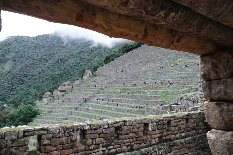 禿鷹神廟對面便是梯田風景