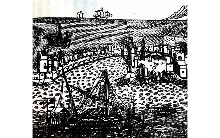 當時的威尼斯（截自《1453：君士坦丁堡的陷落》）