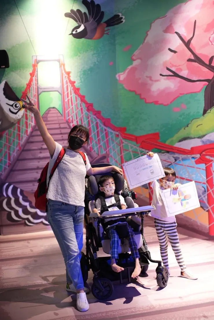 這是我們母子三人最後一張合照。20230923