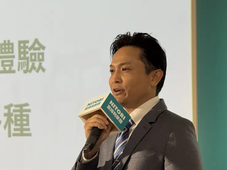 宜得利家居小澤出董事長分享,希望透過這次展示會,讓那些被忽略的空間的角落都能重新被看見