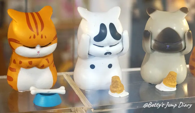 ▲竹北貓角落-苦惱貓 /圖片來源：Betty's Jump Diary