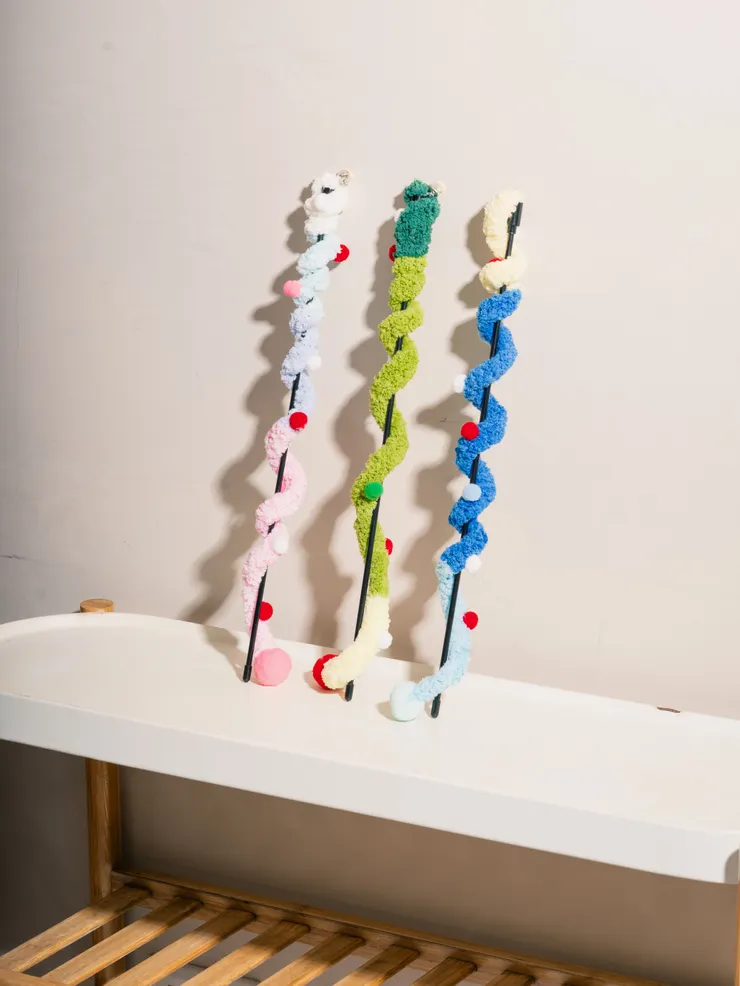 玩樂幫貓咪釋放壓力！尾巴丘有多款絨毛造型逗貓神器等你挑。（資料來源：尾巴丘毛孩選物）