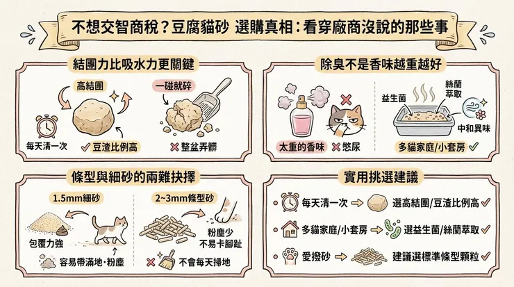 不想交智商稅？豆腐貓砂 選購真相：看穿廠商沒說的那些事
