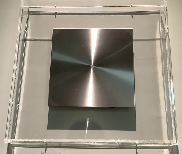 《光旋振動紋理表面》鋁，1965