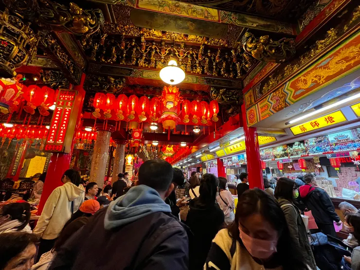 松山慈祐宮，攝於2024/2/13