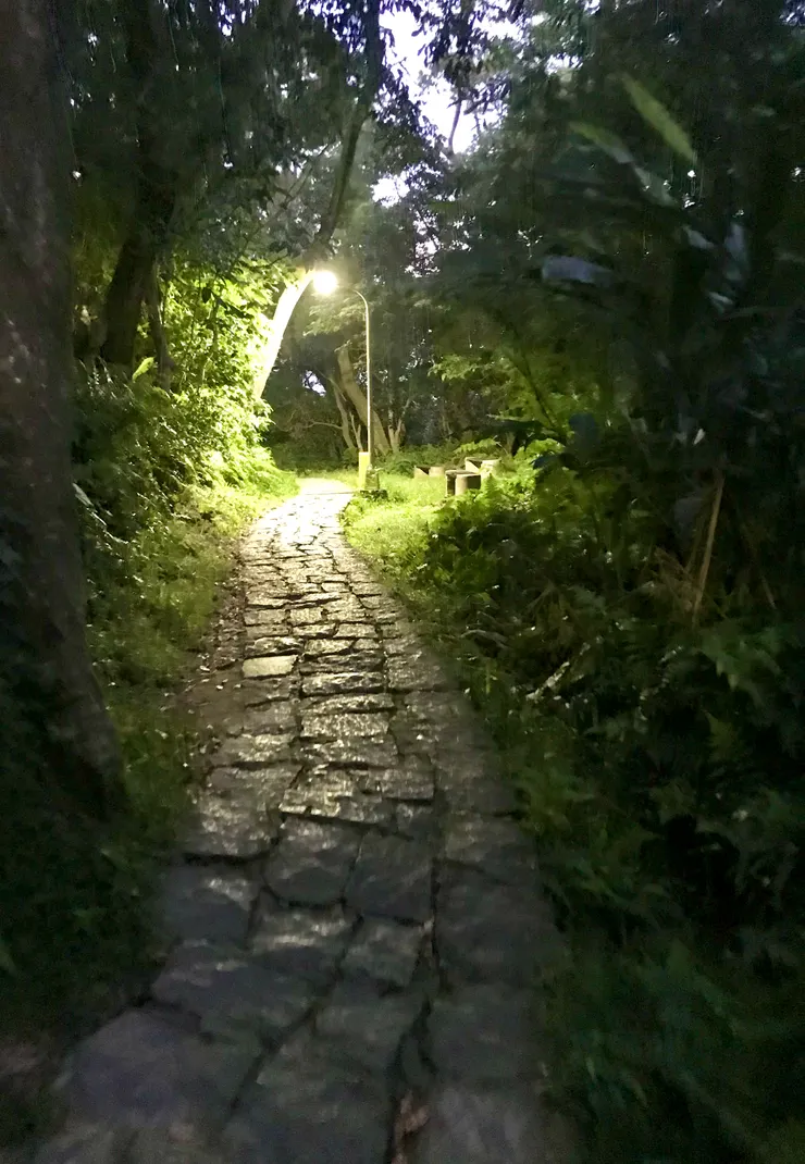 晚上也可以放心走的步道