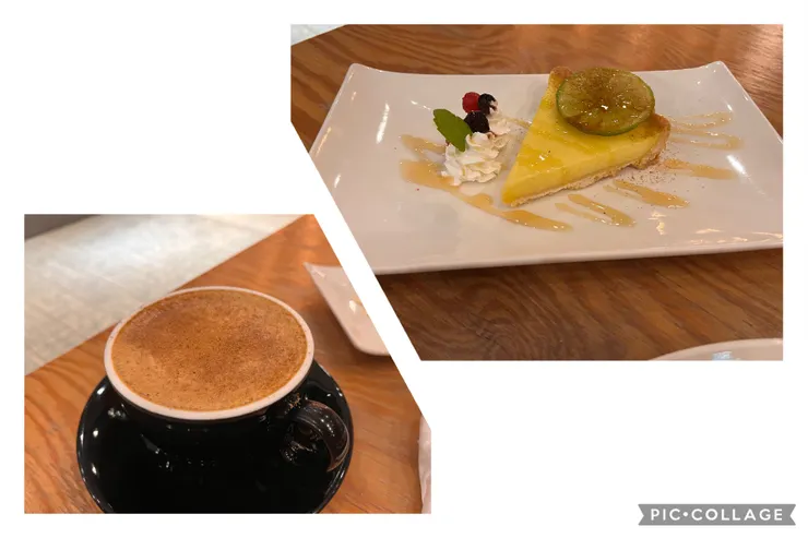 黑糖拿鐵、檸檬塔。