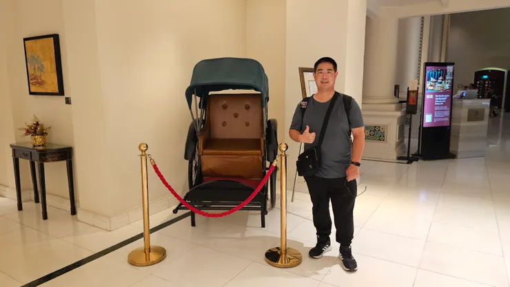 新加坡洲際酒店的大聽!這應該是新加坡最早的那一間洲際酒店!