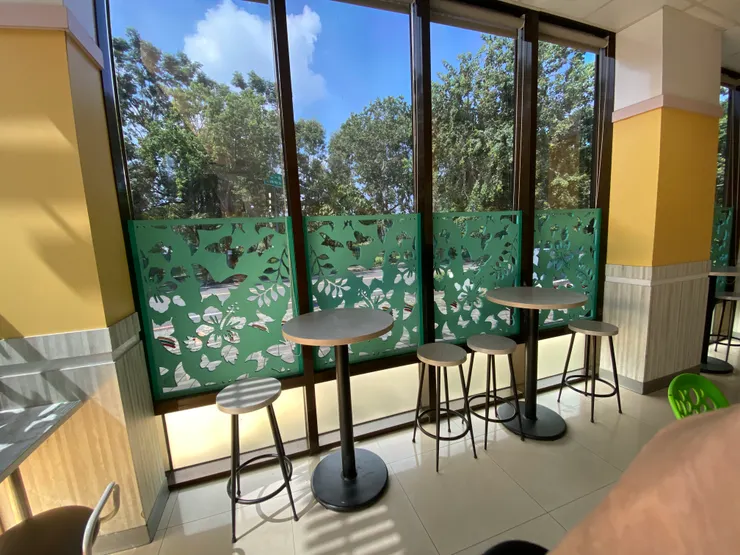 很適合休憩的小七角落