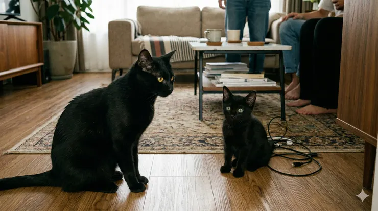 大小黑貓 - Gemini