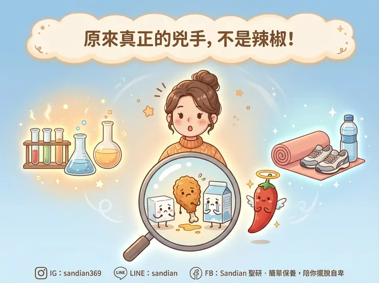 長痘痘的元兇不是辣椒