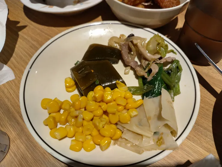 小朋友愛的玉米 海帶 筍子 青菜