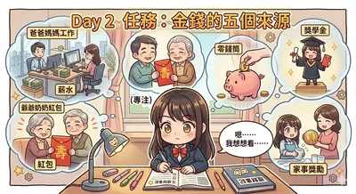 《國中女孩財商養成30天手帳版》