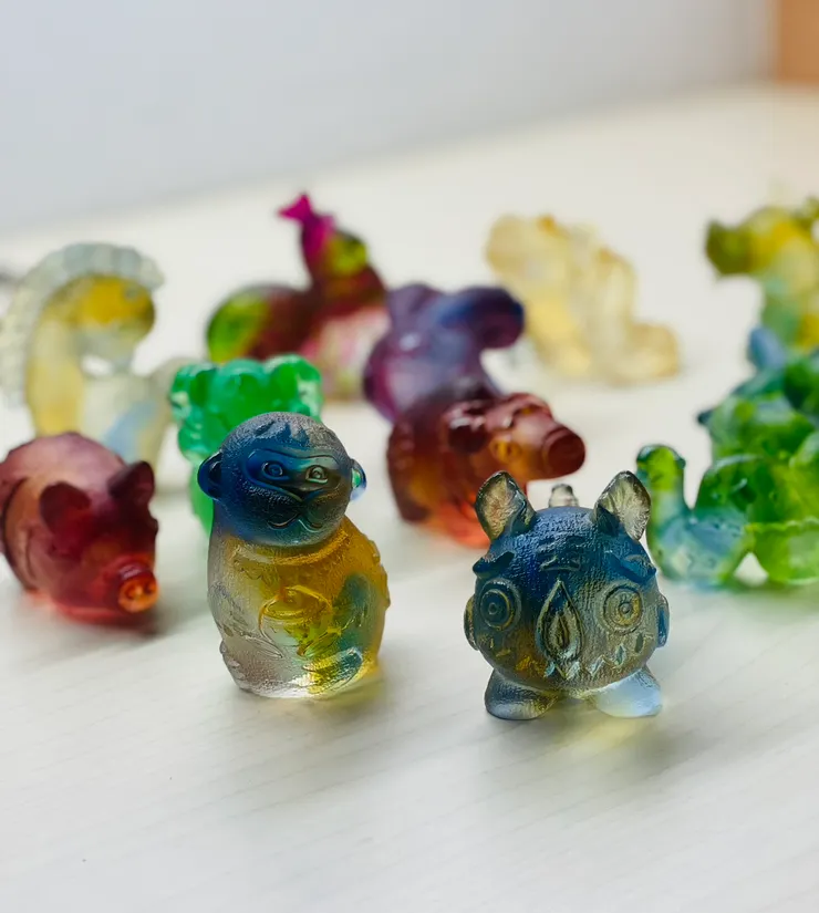 以花布為概念設計的12生肖