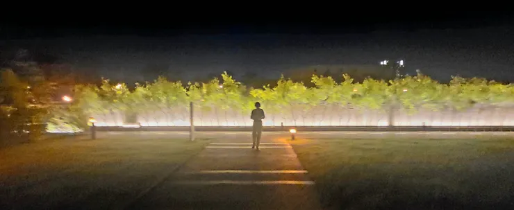 國館廣場.夜景(李建崑攝影)