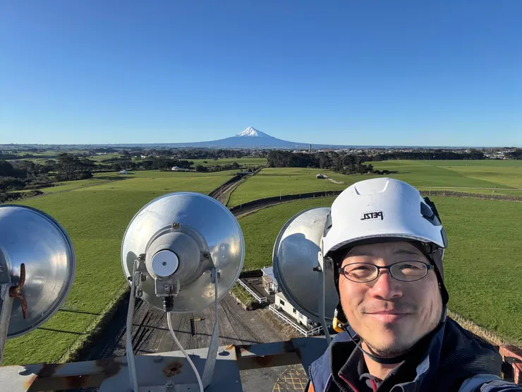 塔上看Mt. Taranaki