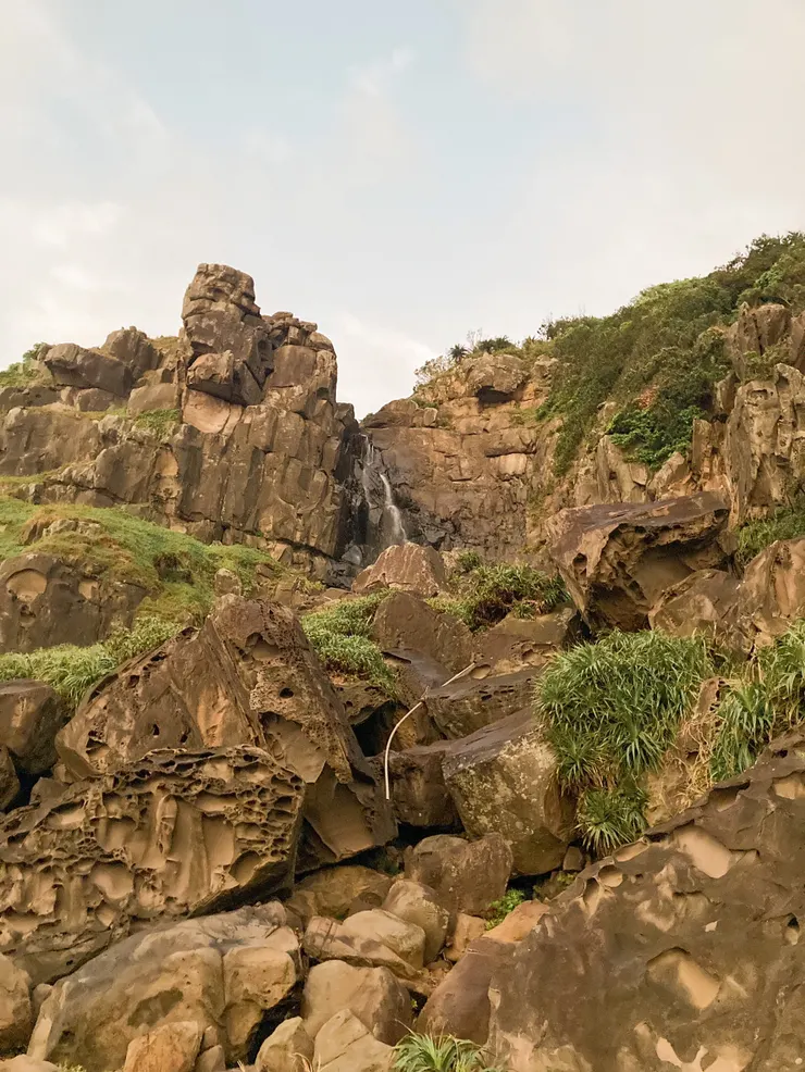 據說是風景...瀑布?