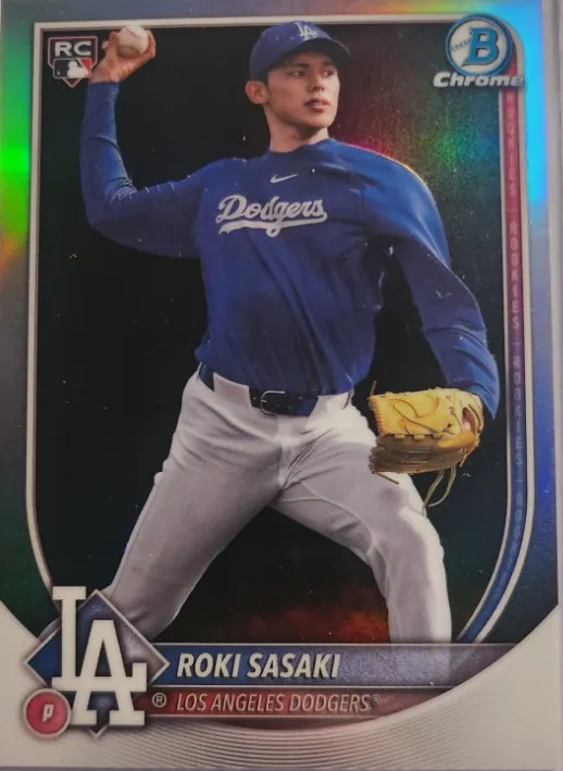 2025 Bowman Chrome ROKI SASAKI Rookie Image Variation