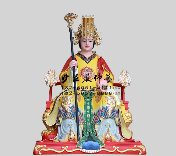 王母娘娘彩繪神像