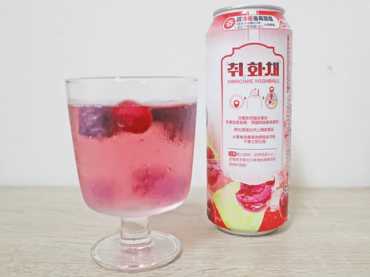 韓國綜合水果椰果 Highball 。