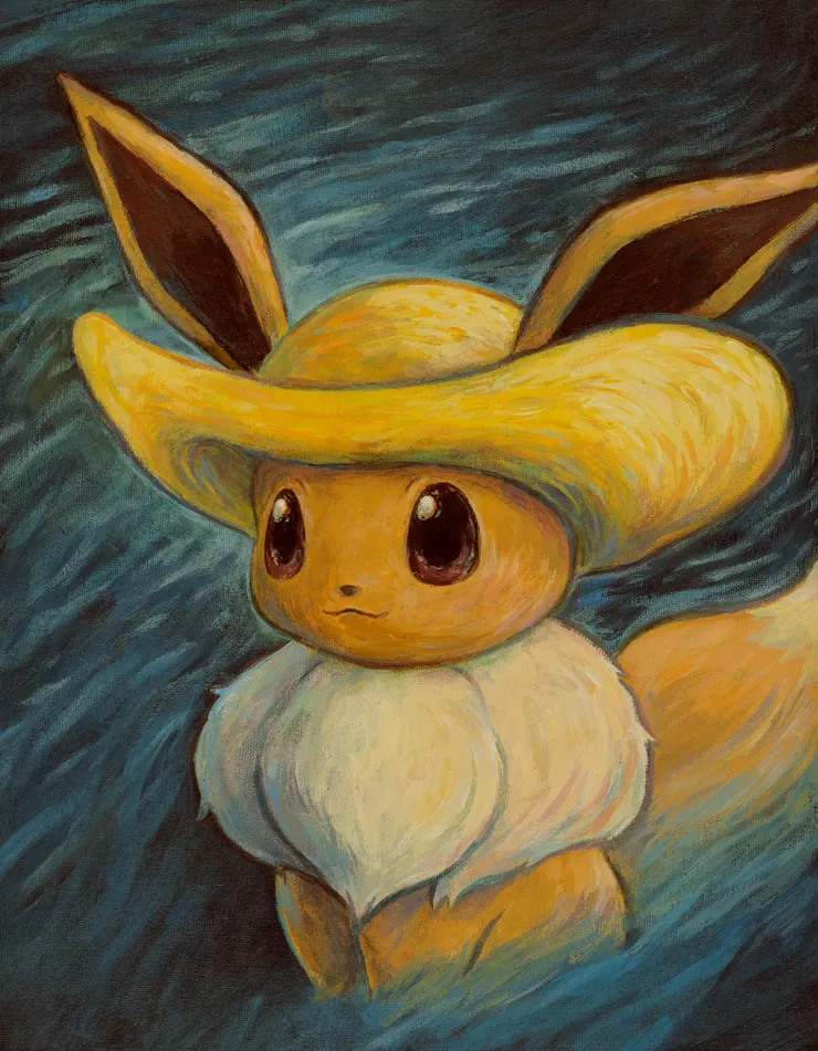 圖片來源:Van Gogh Museum&Pokemon