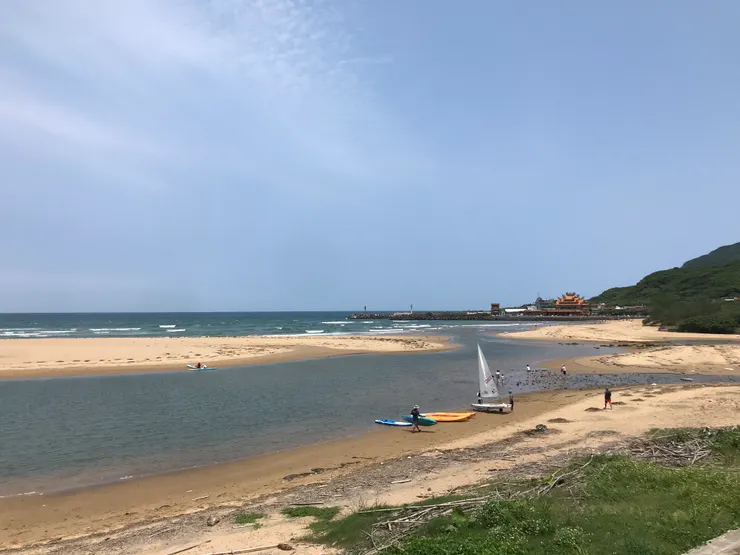第一次自己搭火車到福隆看海