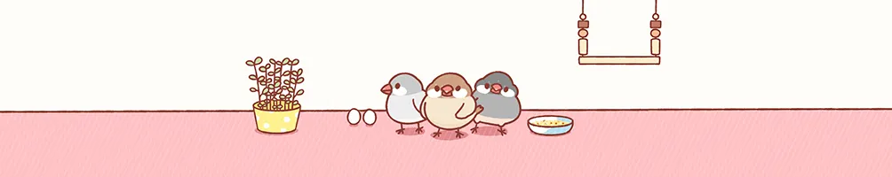 暖茶文鳥町｜鳥日常·插畫