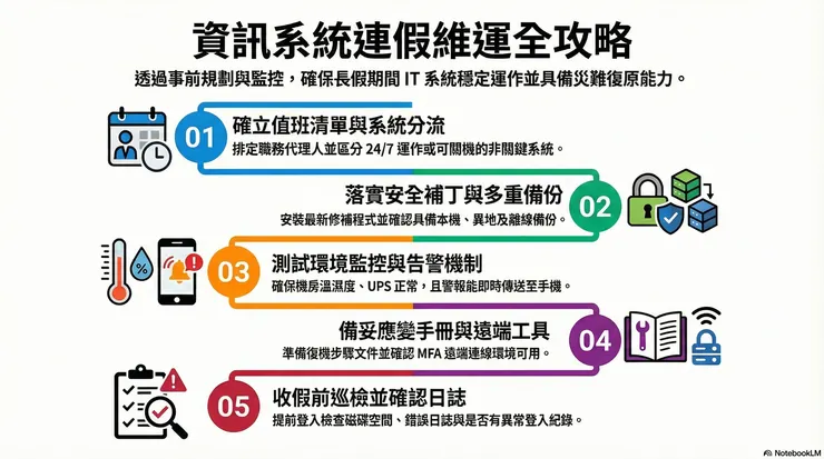 資訊系統連假維運全攻略