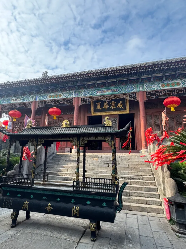 城內的關帝廟，是關羽當時駐守江陵的住所