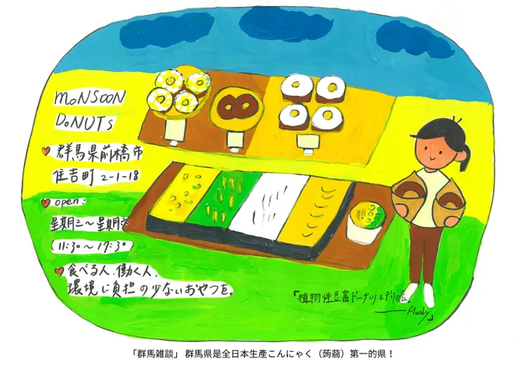 Nobu&Mandy及圖 十月介紹 手繪圖