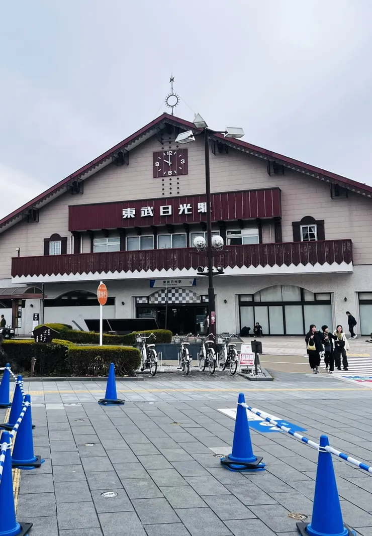 抵達日光是陰天，還比東京體感冷了2-3度