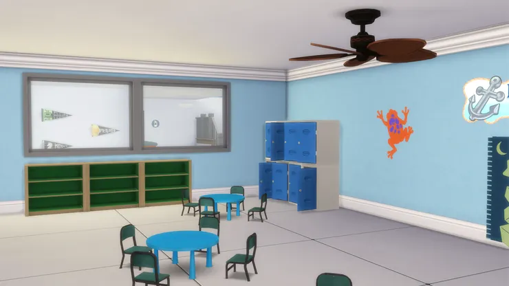 請看看右上角--是吊扇！以前沒冷氣機的時代就靠它了！