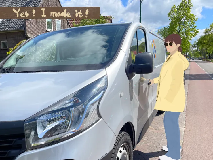 安全抵達！ Mission completed!        加尼一起／繪製