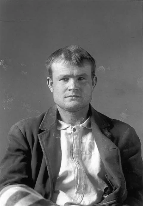 獄照中的布屈。(1895年)