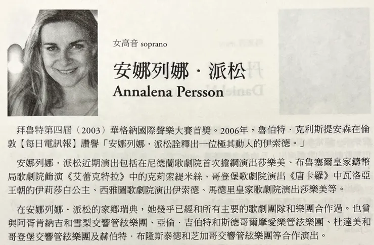 安娜列娜派松簡介。