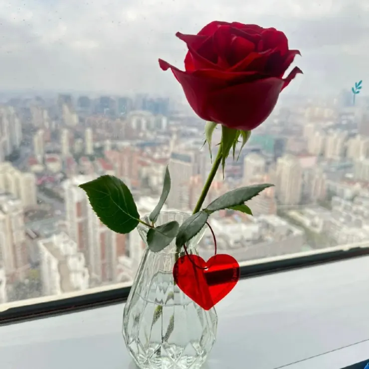 對方說，相隔兩地，但是心在我身上